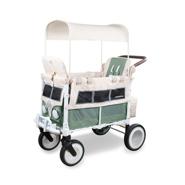 Wonderfold VW2 Volkswagen Stroller Wagon in Sage Green