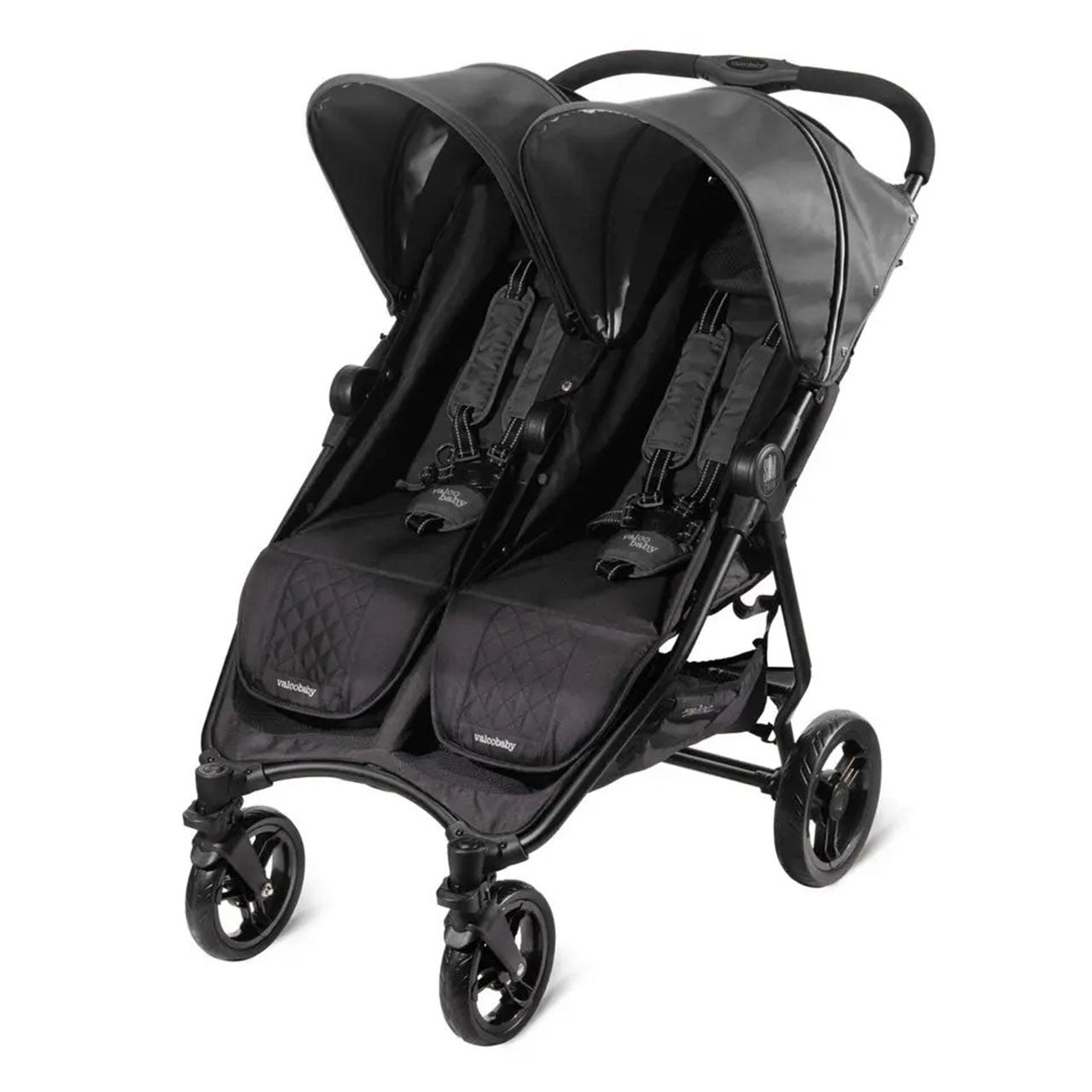 Cochecito gemelo Valco Slim en color regaliz- Bambi Baby