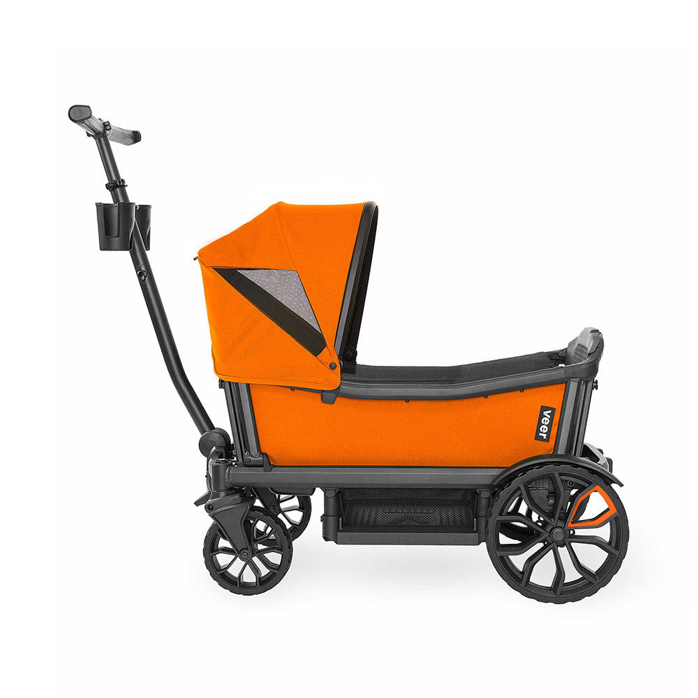 Veer Retractable Canopy XL in Sienna Orange- Bambi Baby