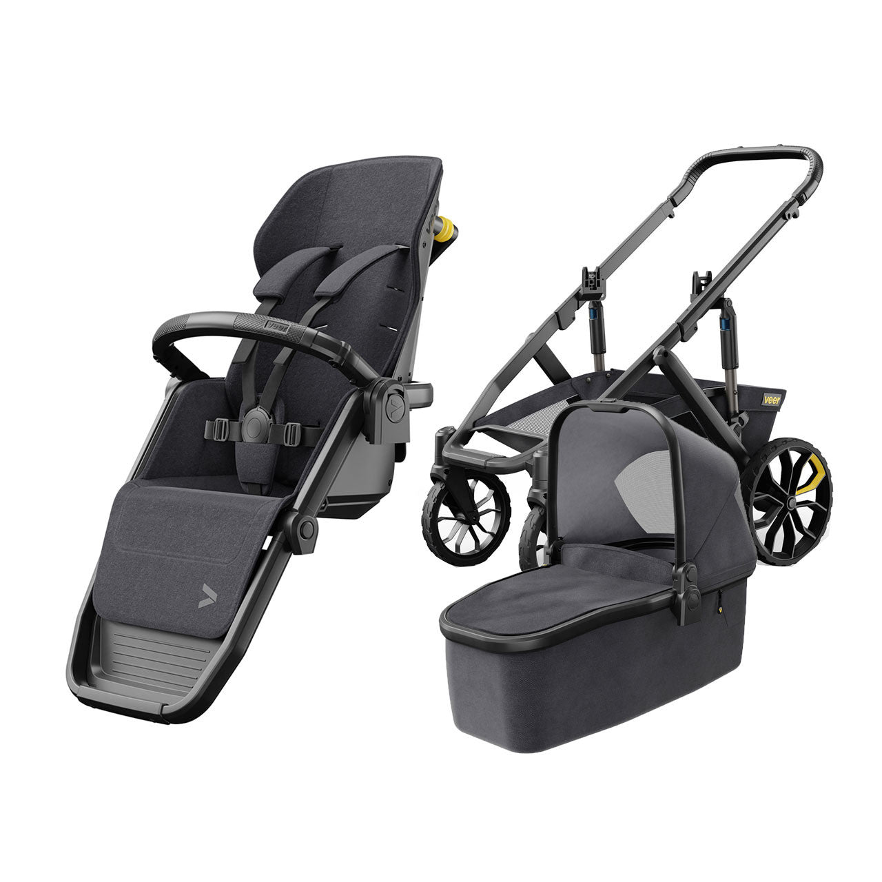 Veer Switchback Jogger Stroller w/ Bassinet- Bambi Baby