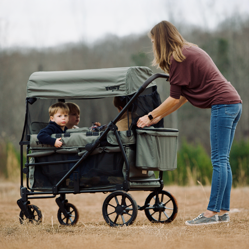 keenz stroller wagon car seat Keenz VIVA 4-Passenger Stroller Wagon Big Adventures, Made Compact