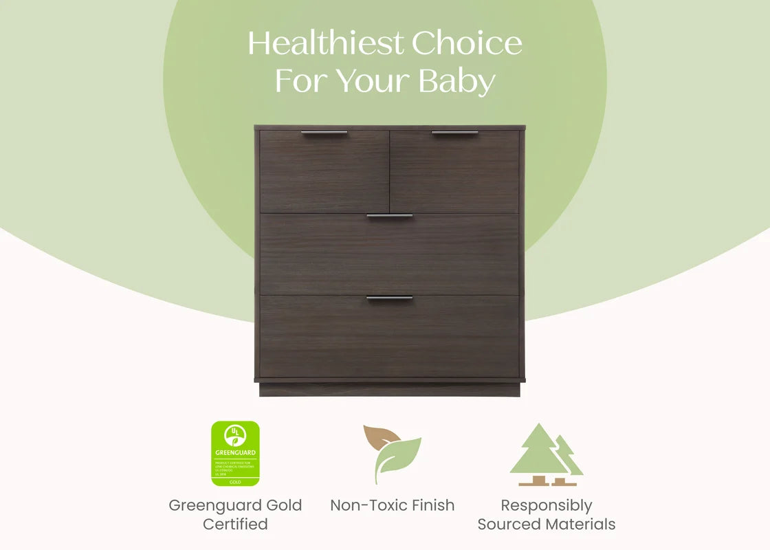 Delta Children Forever 4 Drawer Dresser with Changing Top- Bambi Baby