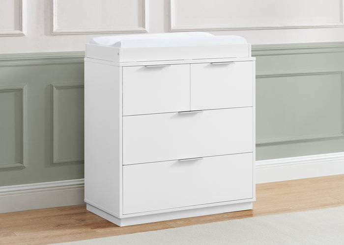 Delta Children Forever 4 Drawer Dresser with Changing Top- Bambi Baby