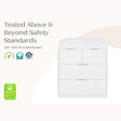 Delta Children Forever 4 Drawer Dresser with Changing Top - Bambi Baby