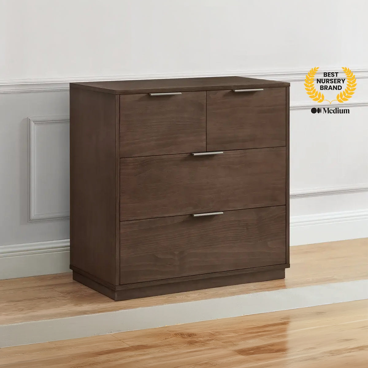 Delta Children Forever 4 Drawer Dresser with Changing Top- Bambi Baby
