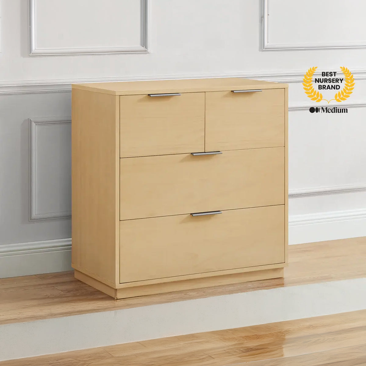 Delta Children Forever 4 Drawer Dresser with Changing Top- Bambi Baby