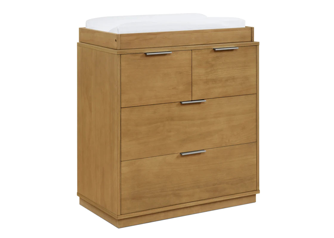 Forever 4 Drawer Dresser with Changing Top and Interlocking Drawers - Naturals Collection Natural Sandstone (1544)