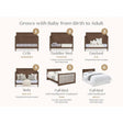 Delta Children Penelope 6-in-1 Convertible Crib - Bambi Baby