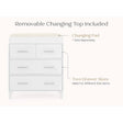Delta Children Classic 4 Drawer Dresser with Changing Top - Bambi Baby