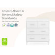 Delta Children Classic 4 Drawer Dresser with Changing Top - Bambi Baby