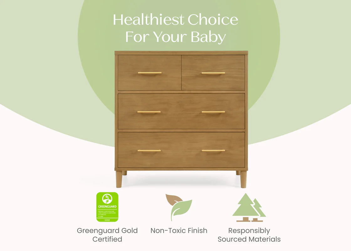 greenguard gold dresser Delta Children Classic 4 Drawer Changing Top category_Dresses