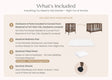 Delta Children Jalen Grow With Me 9-in-1 Convertible Bassinet to Crib - Bambi Baby