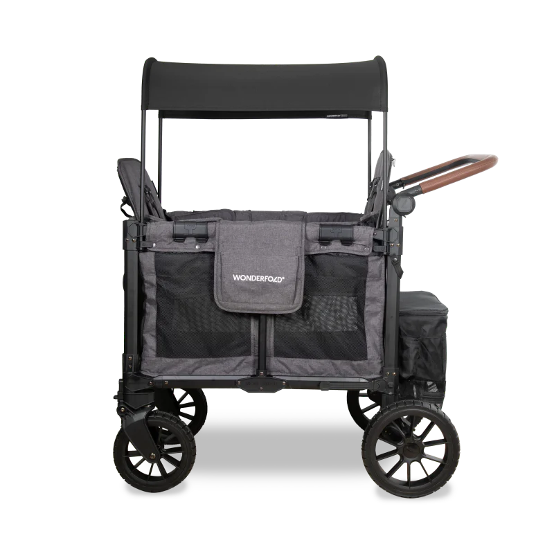 WonderFold W2 Luxe Pro Double Seater Stroller Wagon- Bambi Baby