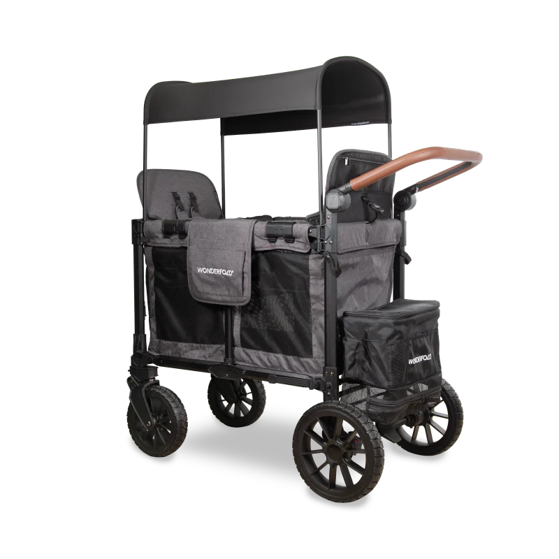 WonderFold W2 Luxe Pro Double Seater Stroller Wagon- Bambi Baby
