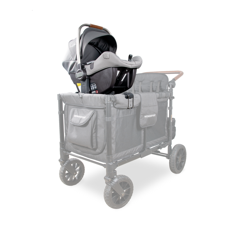 watanababyページ‼️マッドブラック３段BOX WonderFold W2 Series Car Seat Adapter - Cybex/ Nuna/ Maxi-Cosi