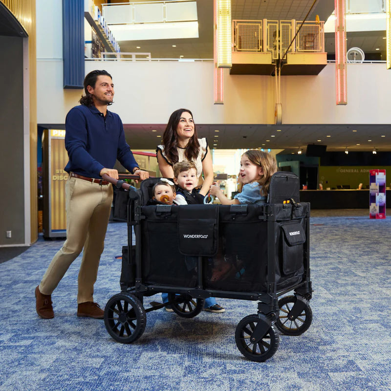 Wonderfold W4 Luxe Pro 4-Seater Stroller Wagon- Bambi Baby