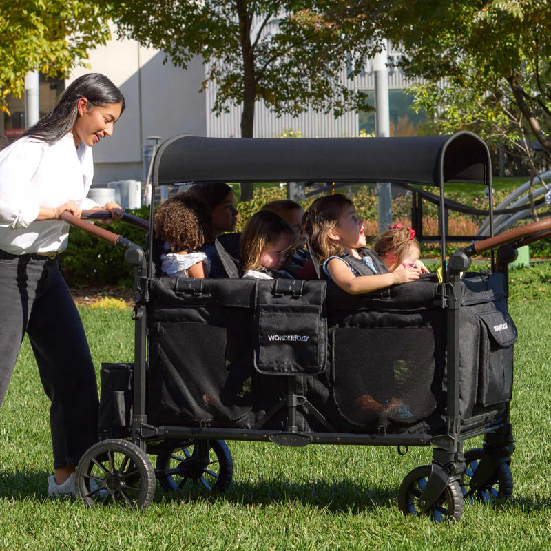 Wonderfold W6 Luxe Pro 6-Seater Stroller Wagon- Bambi Baby