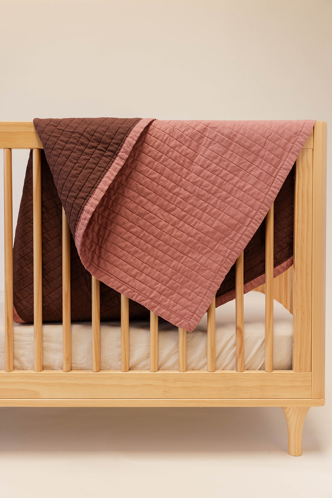 WildBird Linen Quilted Blanket - Loxia and Noddy- Bambi Baby