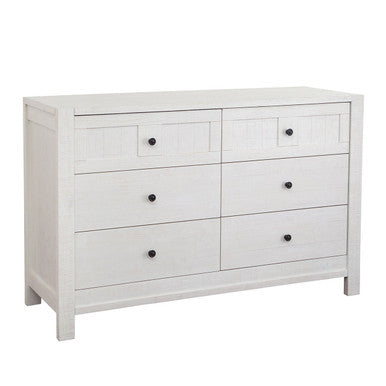 Bella Vita Anzio Double Dresser in White Wash- Bambi Baby