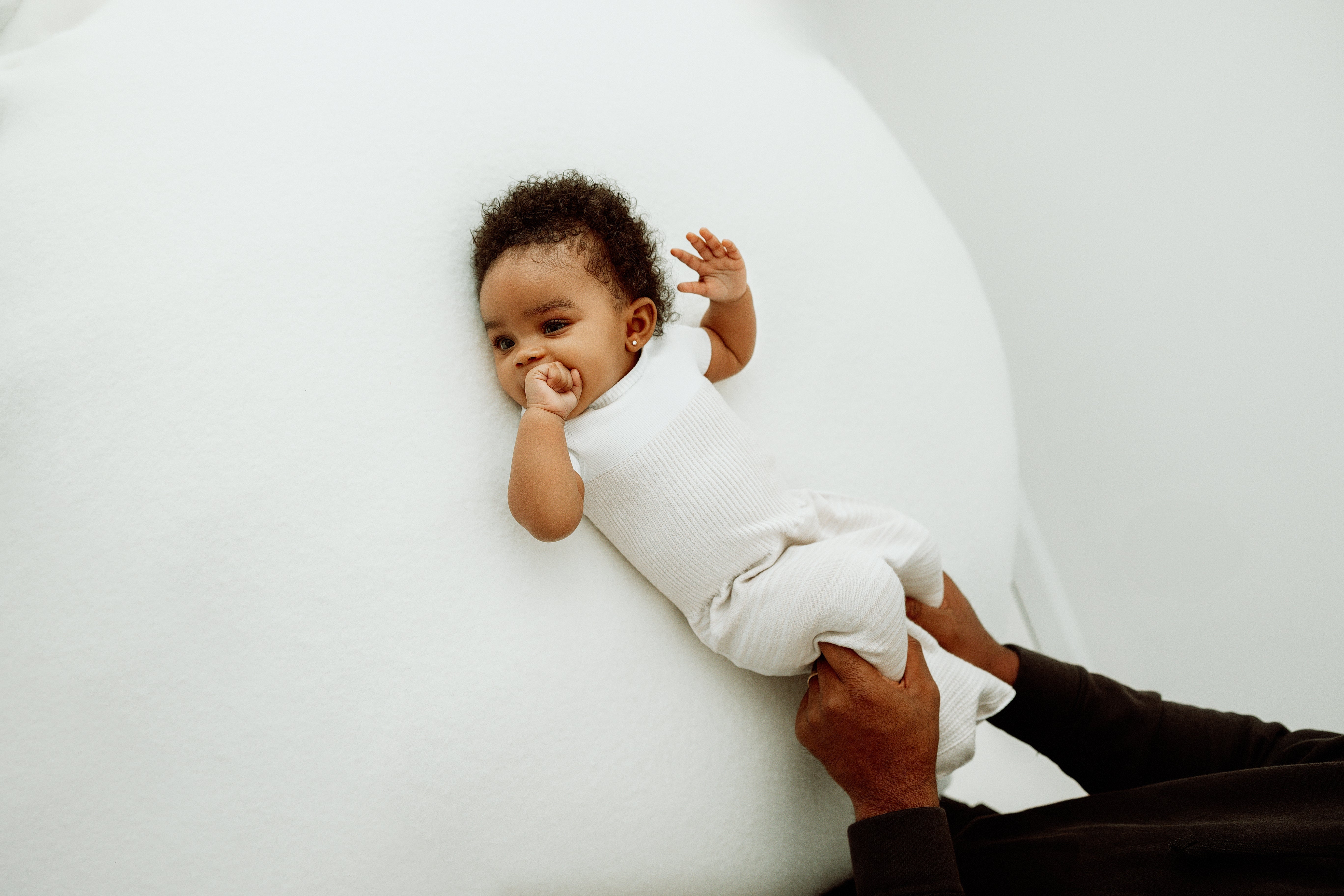 Swaddelini Bamboo Blend Beige Arms Out™ Short Sleeve Sleep Sack- Bambi Baby