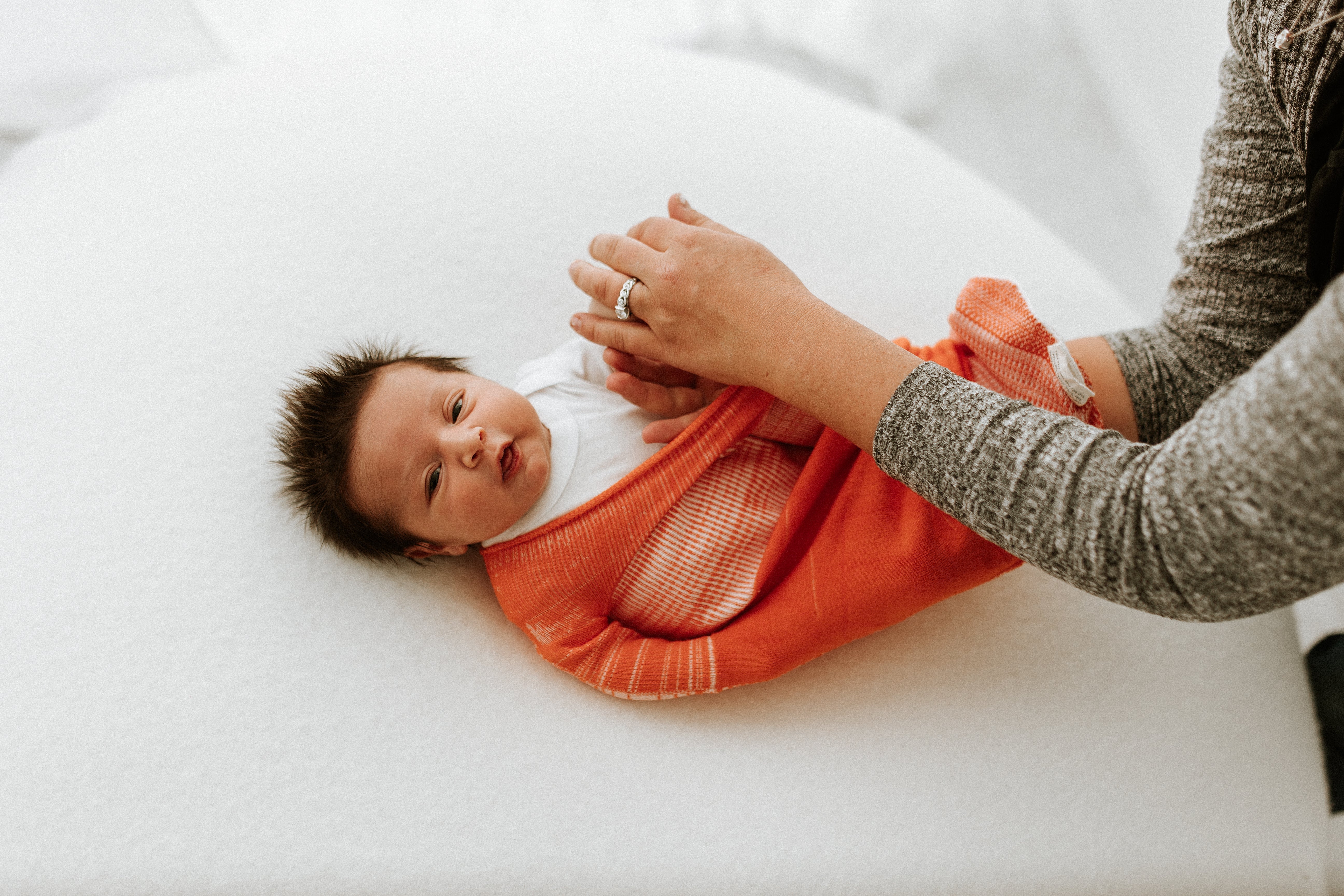 Swaddelini Orange Swaddle Sleep Sack- Bambi Baby