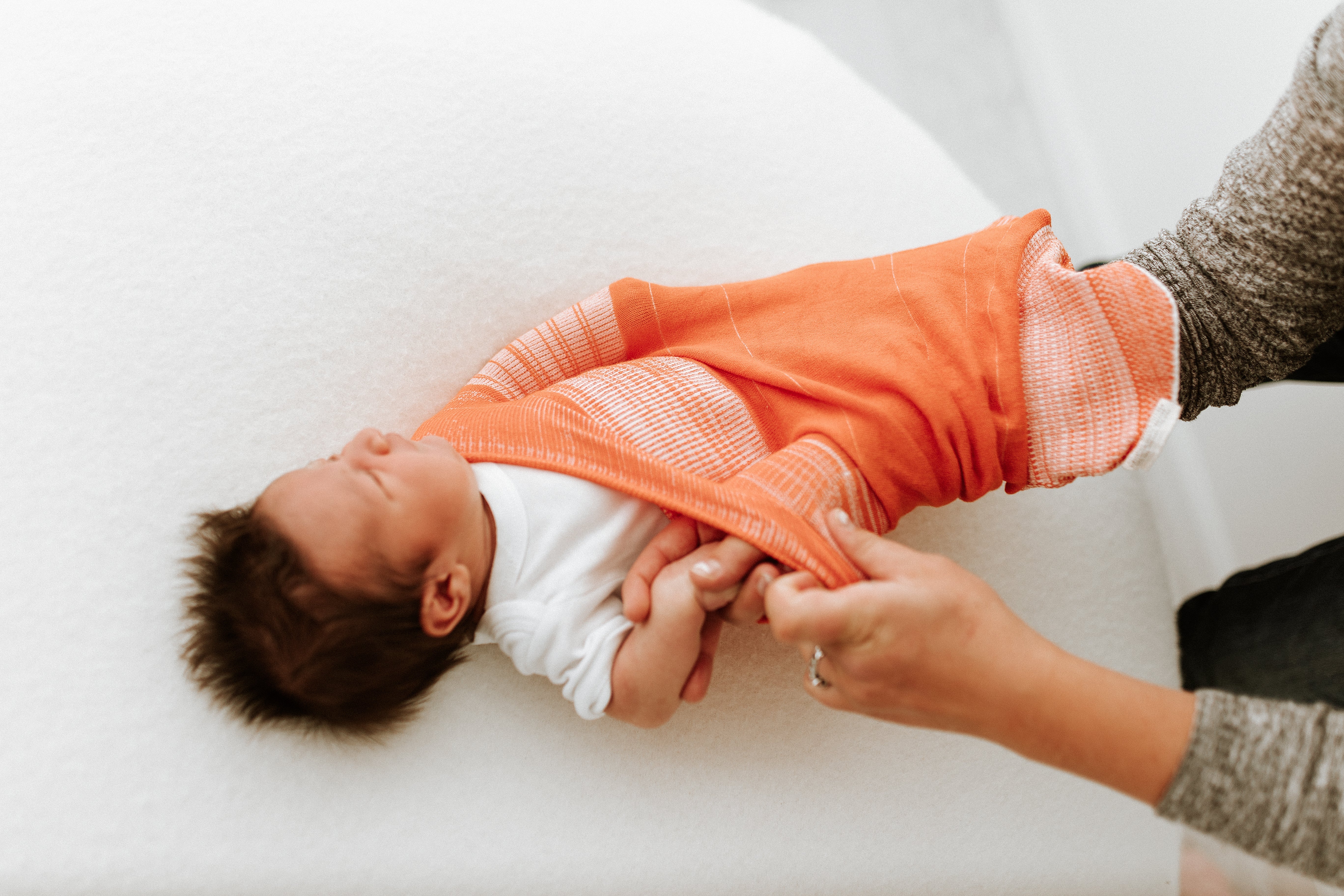 Swaddelini Orange Swaddle Sleep Sack- Bambi Baby