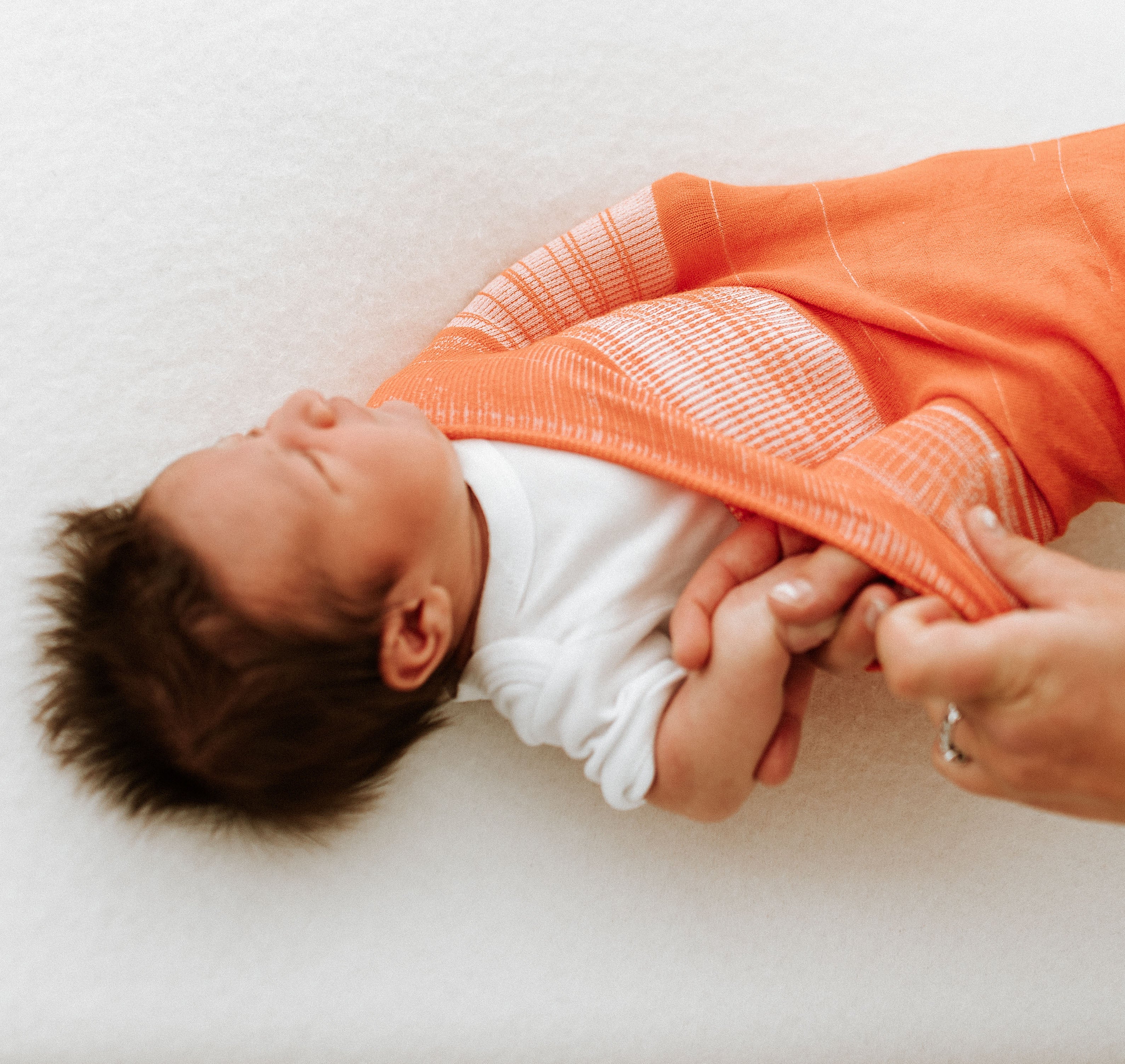 Swaddelini Orange Swaddle Sleep Sack- Bambi Baby
