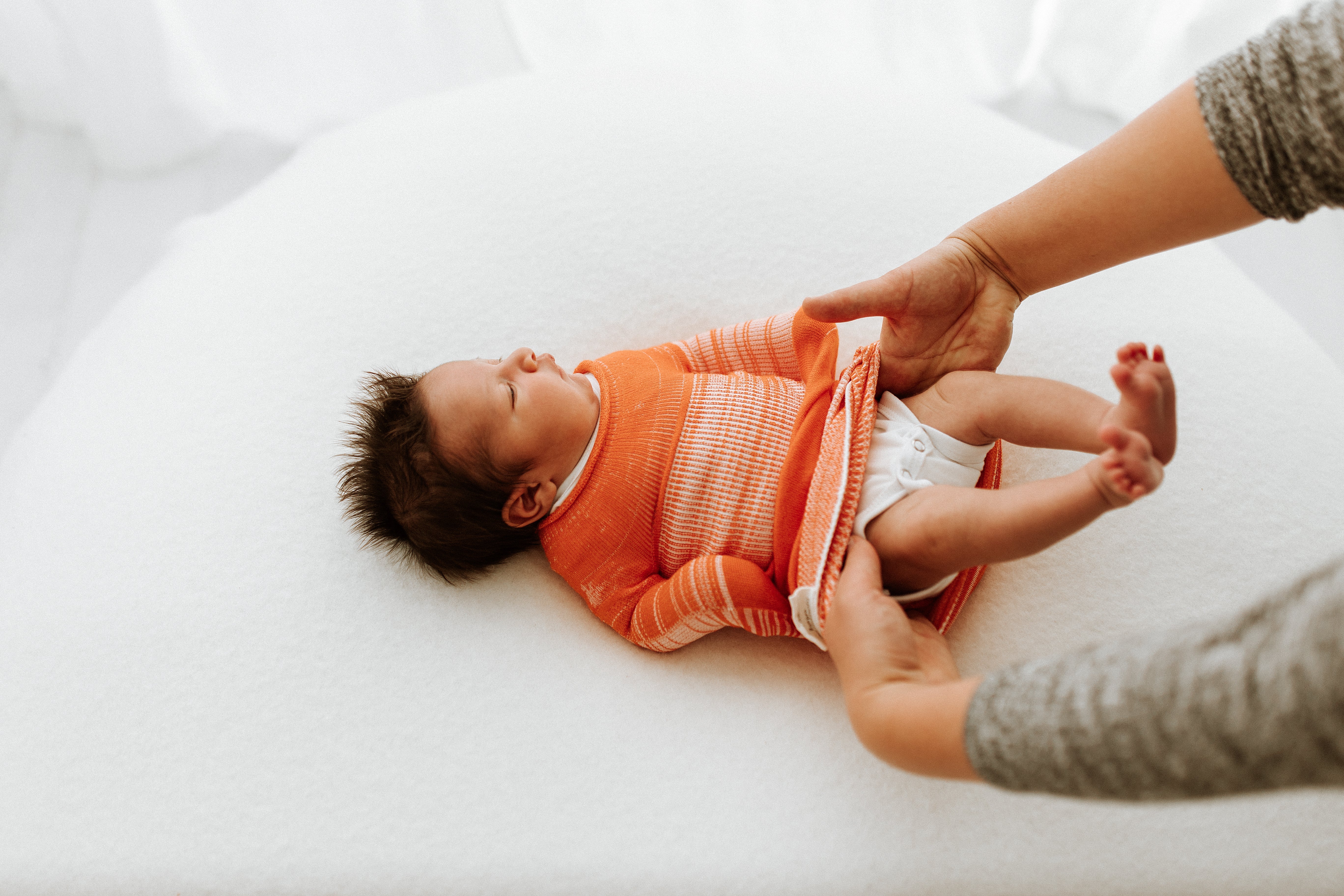 Swaddelini Orange Swaddle Sleep Sack- Bambi Baby