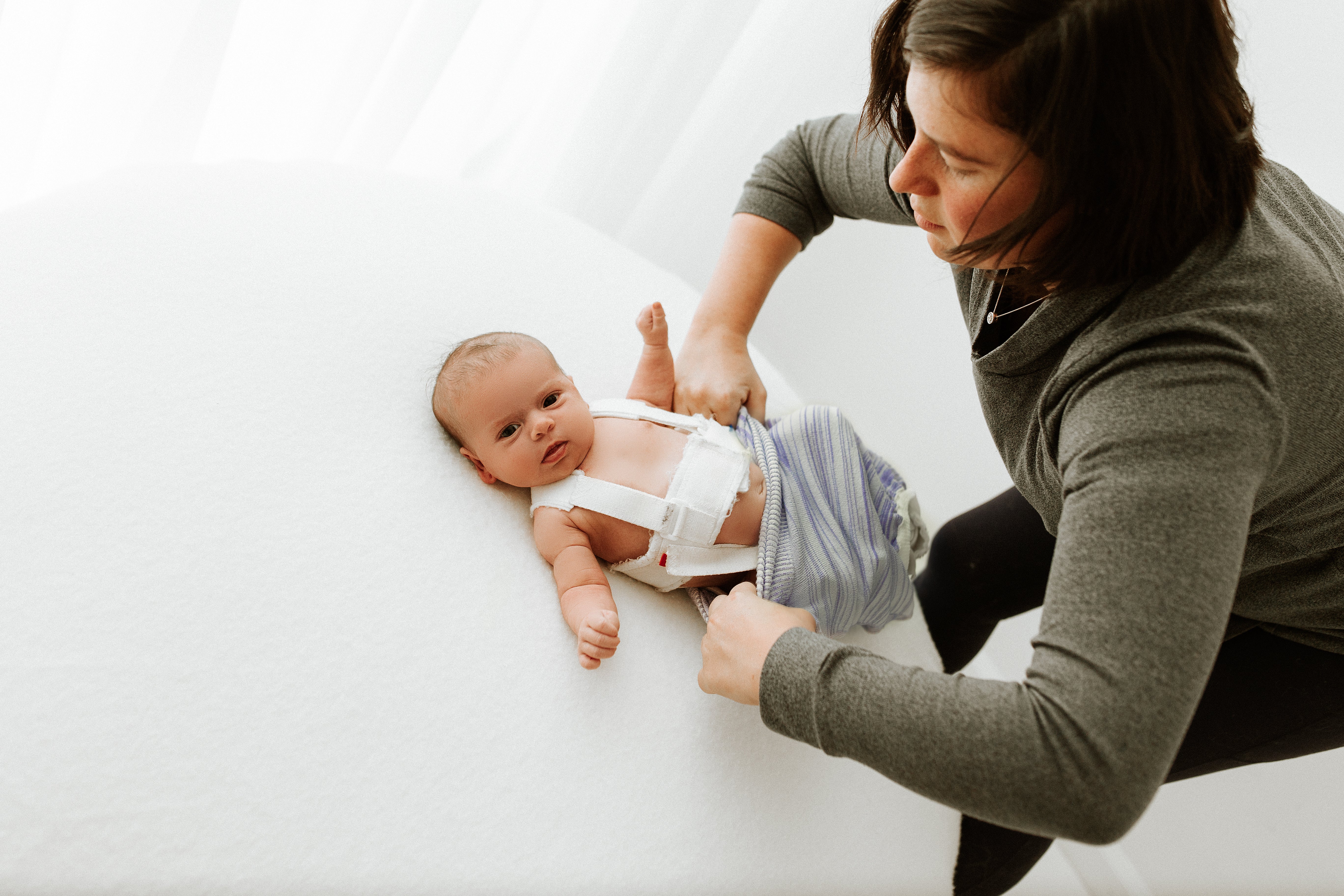 Swaddelini Baby with Brace Sleep Sack Swaddle Solution- Bambi Baby