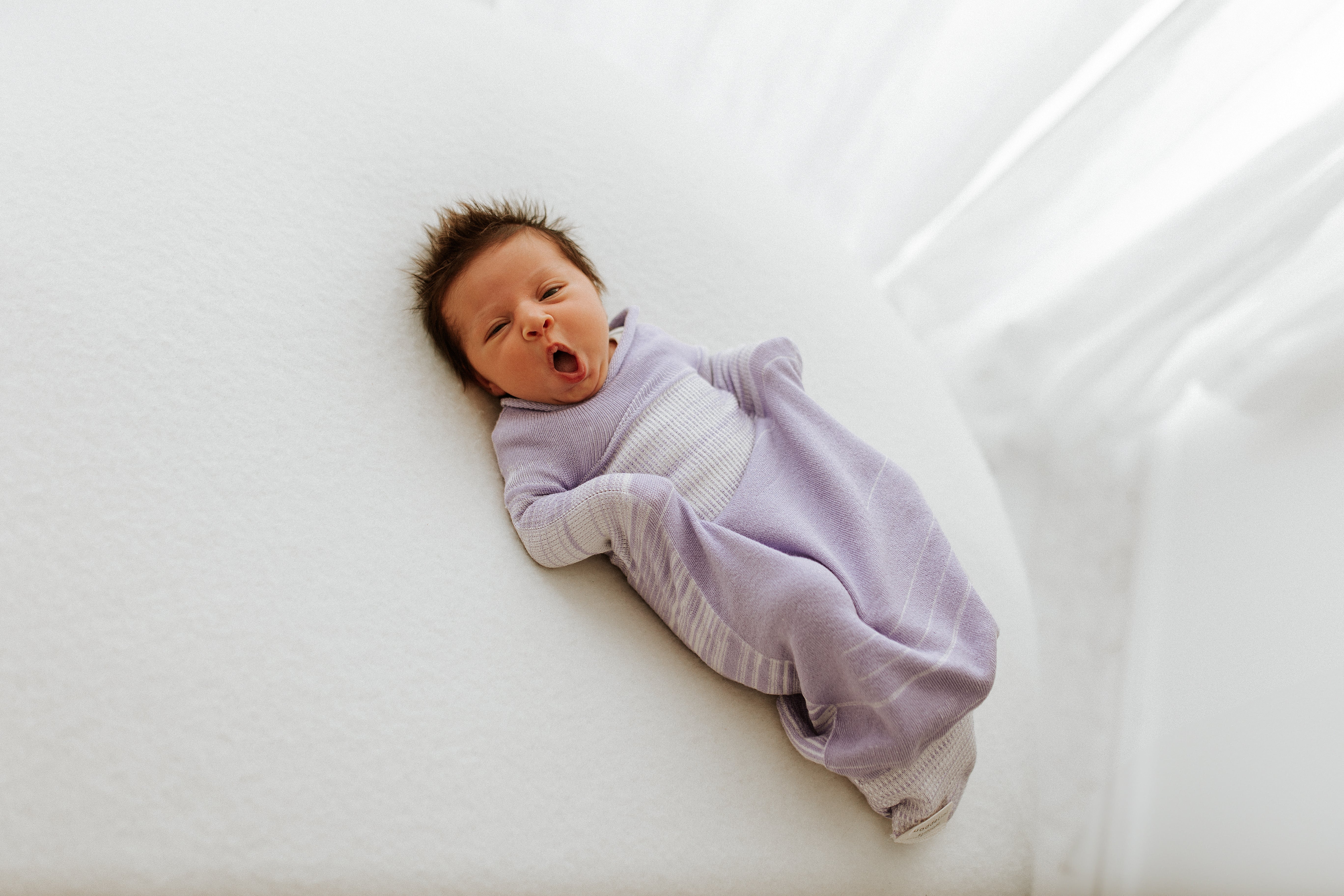 Swaddelini Lavender Swaddle Sleep Sack- Bambi Baby