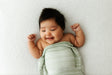 Swaddelini Bamboo Blend Mint Swaddle Sleep Sack - Bambi Baby