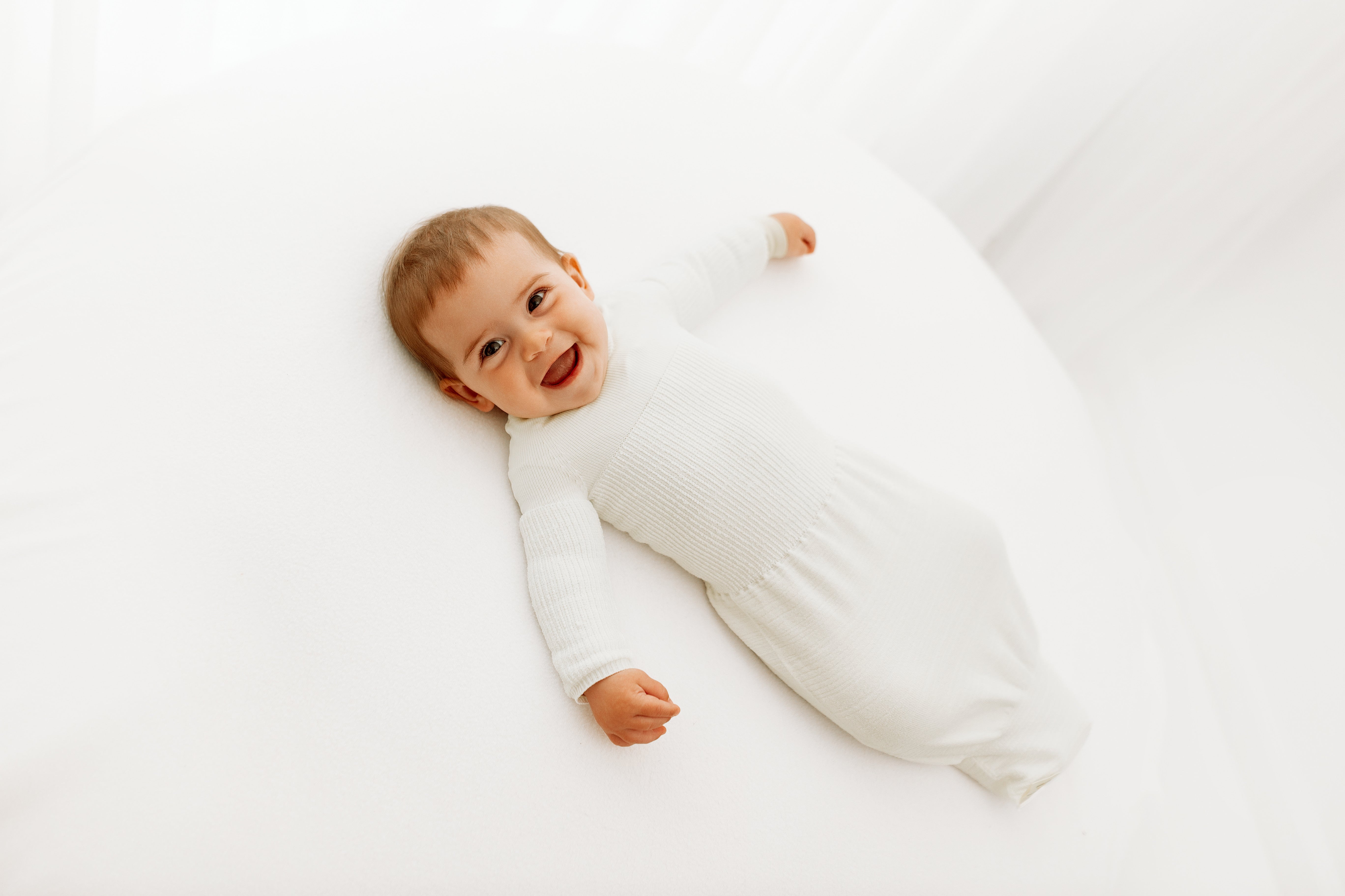 Swaddelini Bamboo Blend Cloud Arms Out™ Long Sleeve Sleep Sack- Bambi Baby