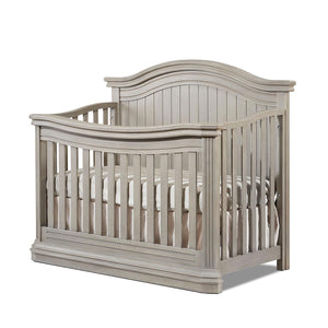 Heritage Fog Sorelle Vista Elite 4-in-1 Convertible Crib - 3/4 Angle View | Bambi Baby