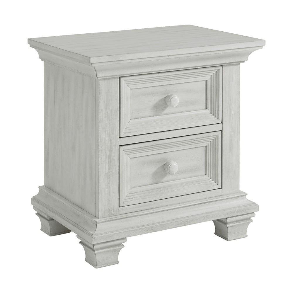 Oxford Weston 2 Dr. Nightstand Vintage White- Bambi Baby