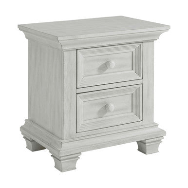 Oxford Weston 2 Dr. Nightstand Vintage White- Bambi Baby