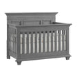 Oxford Baby Weston 2 Piece Nursery Set - Convertible Crib + & Chifferobe in Dusk Gray - Bambi Baby