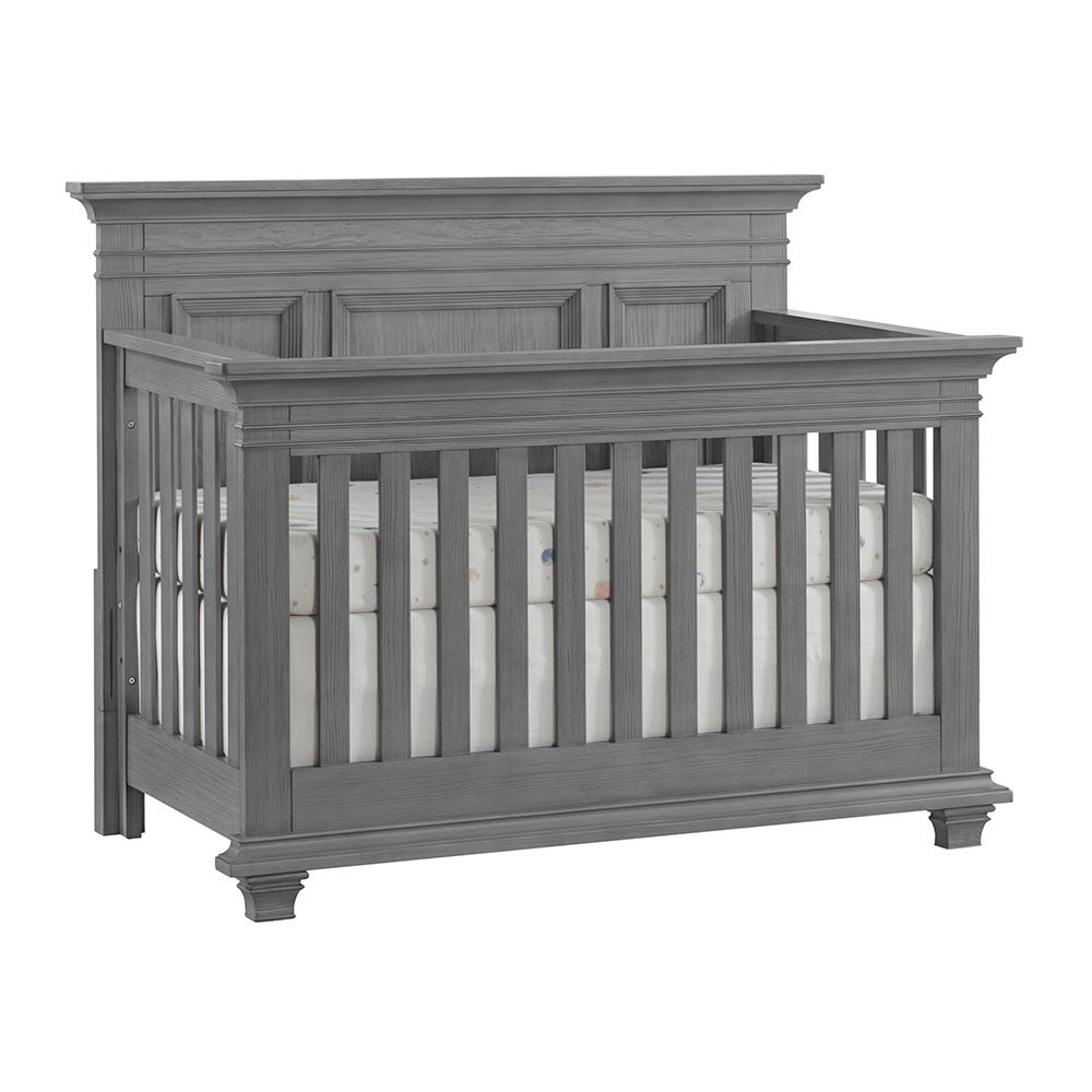 Oxford Baby Weston 4 In 1 Convertible Crib Dusk Gray- Bambi Baby