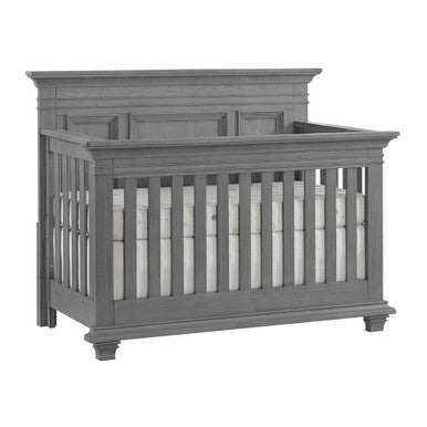 Oxford Baby Weston 4 In 1 Convertible Crib Dusk Gray- Bambi Baby