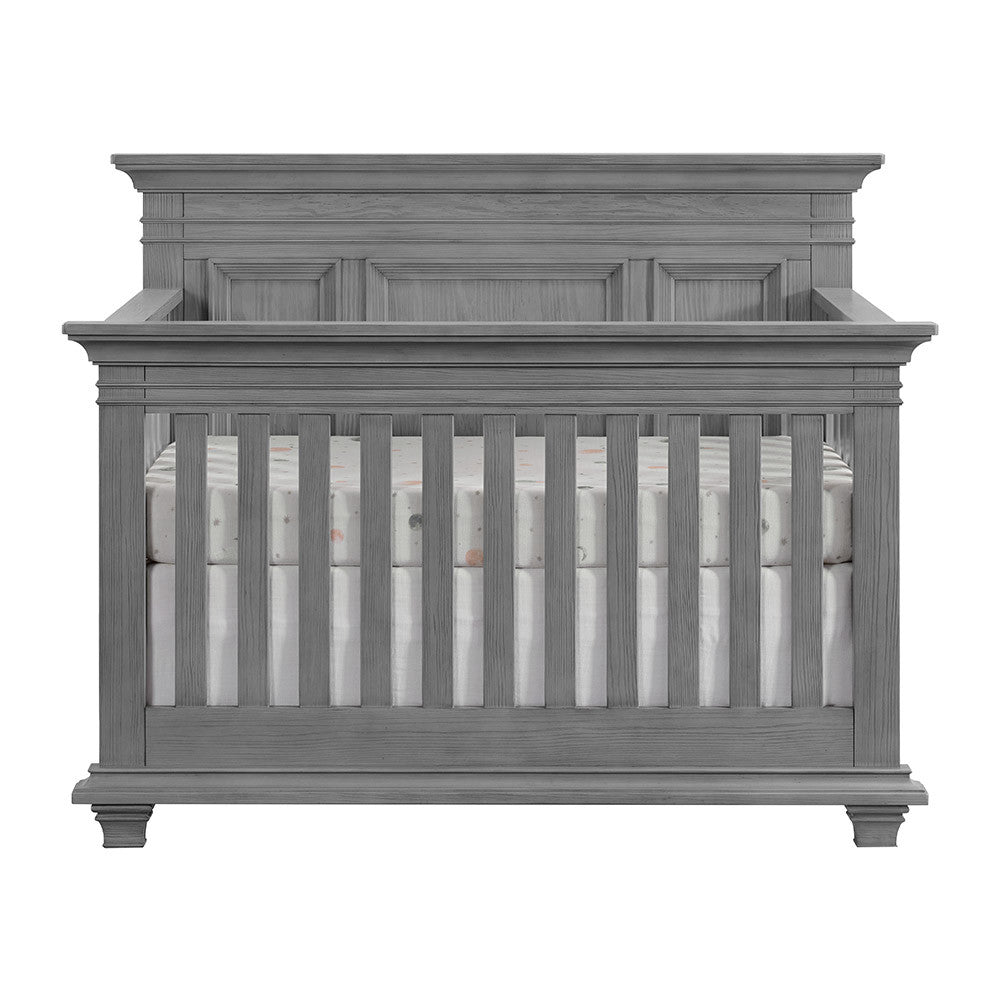Oxford Baby Weston 4 In 1 Convertible Crib Dusk Gray- Bambi Baby