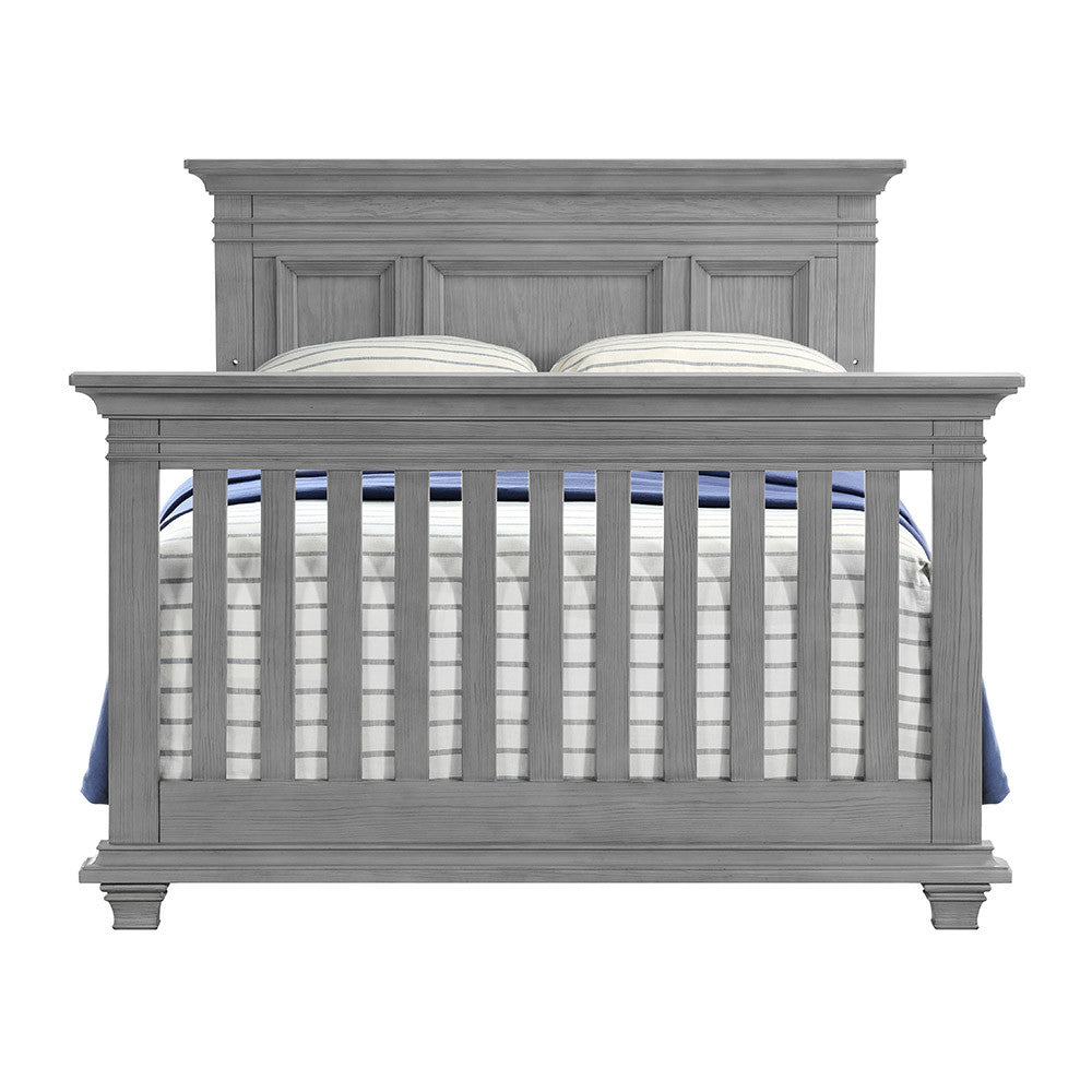 Oxford Baby Weston 4 In 1 Convertible Crib Dusk Gray- Bambi Baby