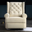 Sillón reclinable eléctrico Westwood Amelia con puerto USB en color natural - Bambi Baby