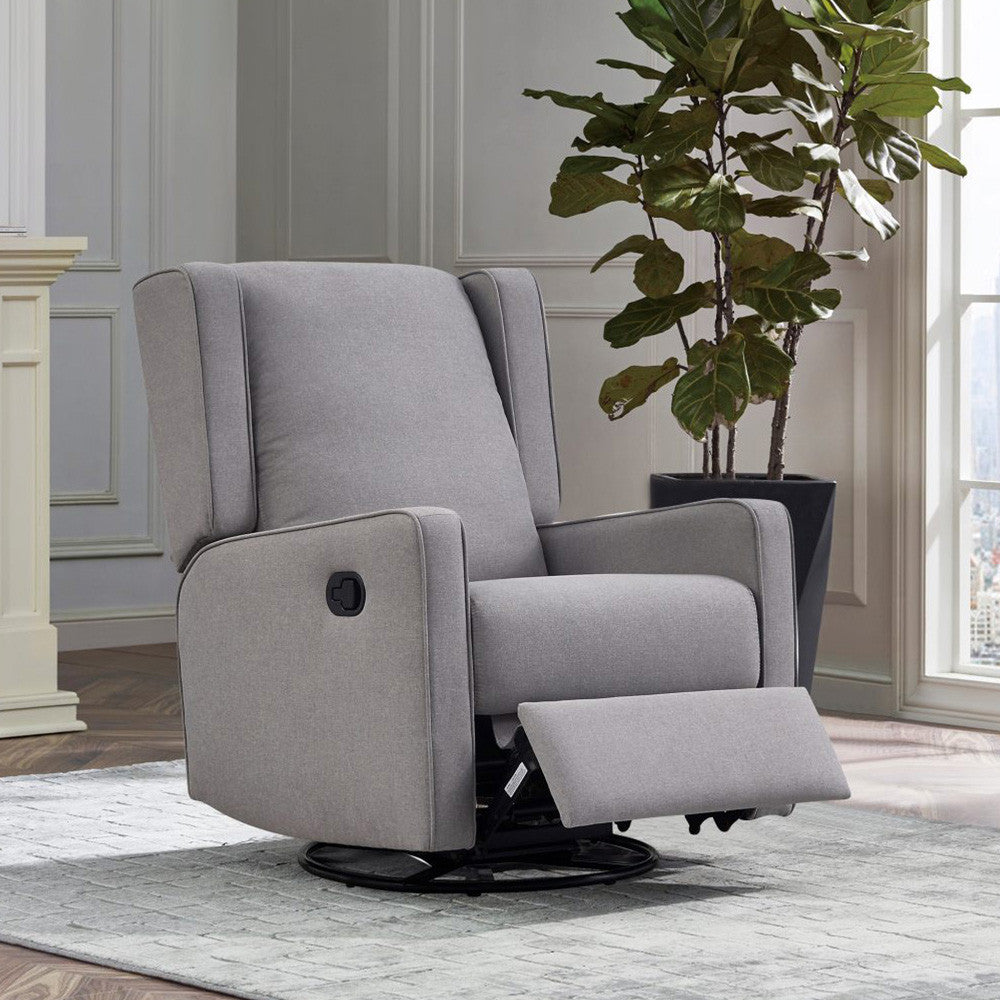 Westwood Chelsea Manual Swivel, Glider, Recliner in Shadow- Bambi Baby