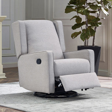 Westwood Chelsea Manual Swivel, Glider, Recliner in Sandstone- Bambi Baby