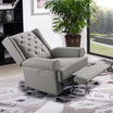 Sillón reclinable eléctrico Westwood Amelia con puerto USB, color carbón