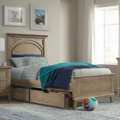 Westwood Leland Youth Complete Twin Bed In Sandwash- Bambi Baby