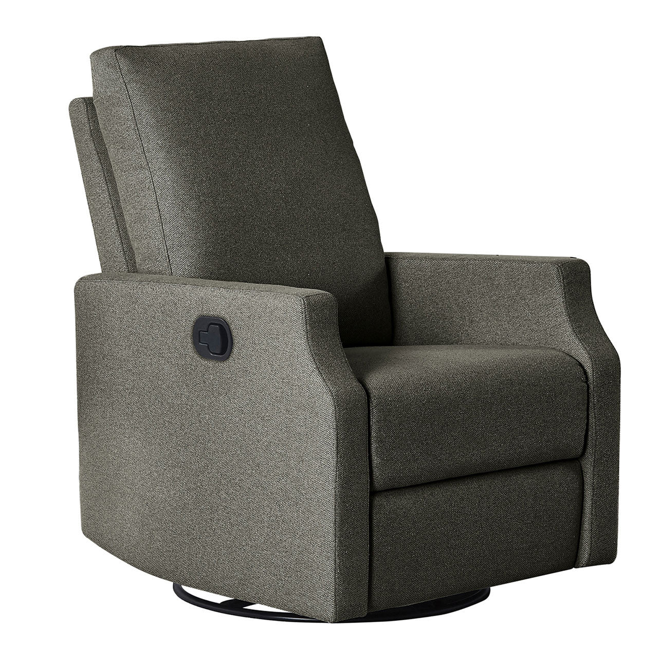 Westwood Louie Manual w/ Swivel, Glider, Recliner in Slate- Bambi Baby