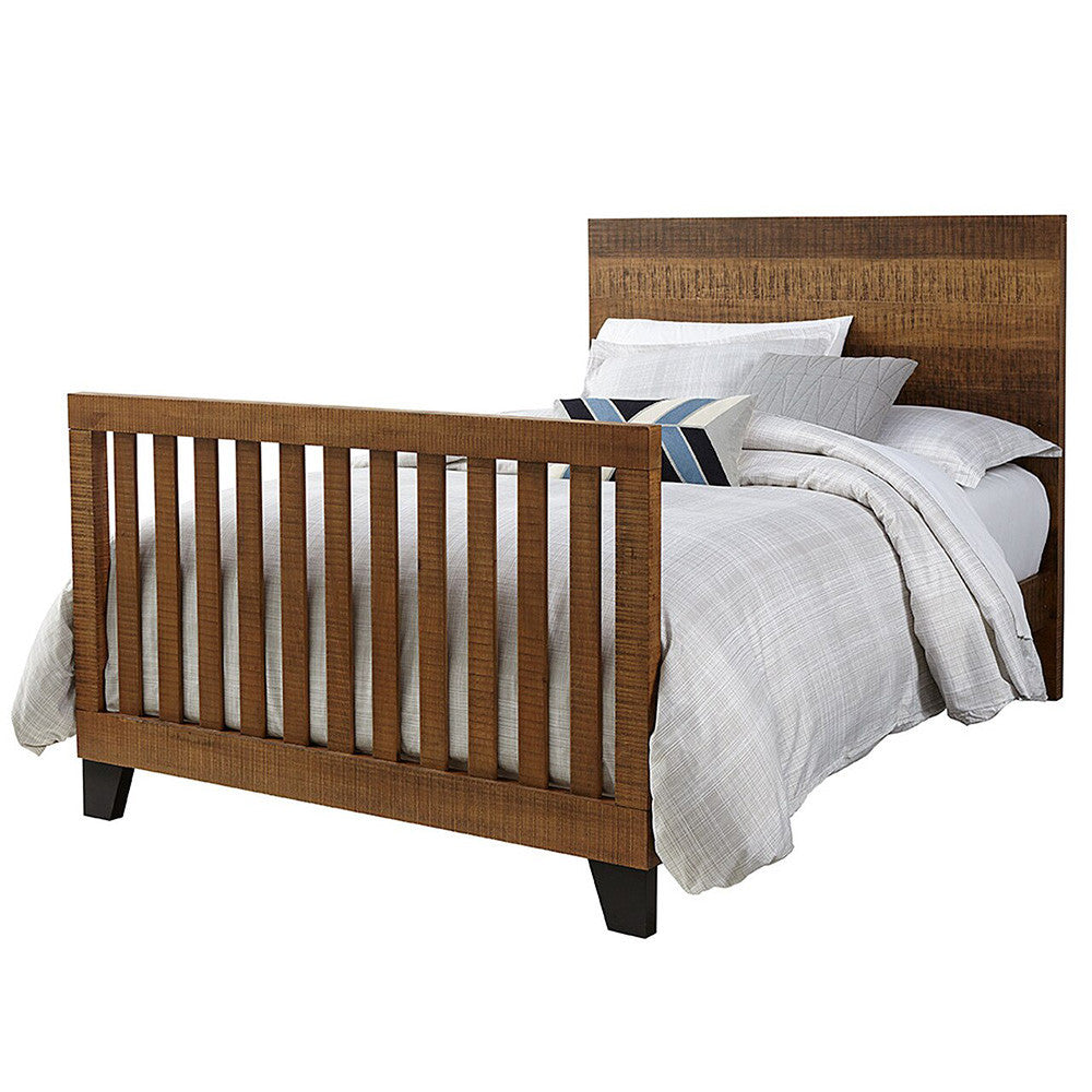 Cama juvenil rústica urbana Westwood en color trigo cepillado- Bambi Baby