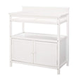 Westwood Emery Changer With Door/Pad In White - Bambi Baby