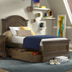 Cama individual completa Westwood Olivia Youth Arch Top en palisandro