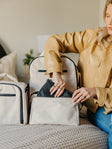 JuJuBe Witney Carson 3-piece Pouch Set - Cloud & Black - Bambi Baby